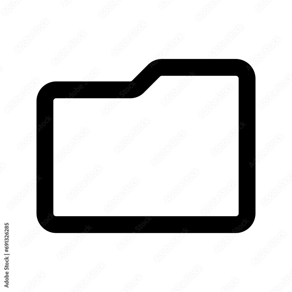 folder line icon folder line icon