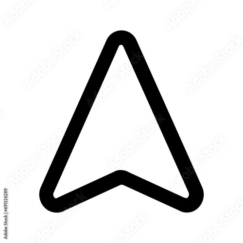 gps line icon