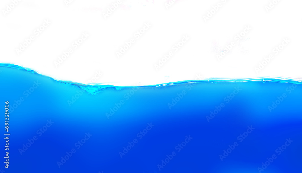 Clean water with water droplets and waves Clean water with water droplets and waves