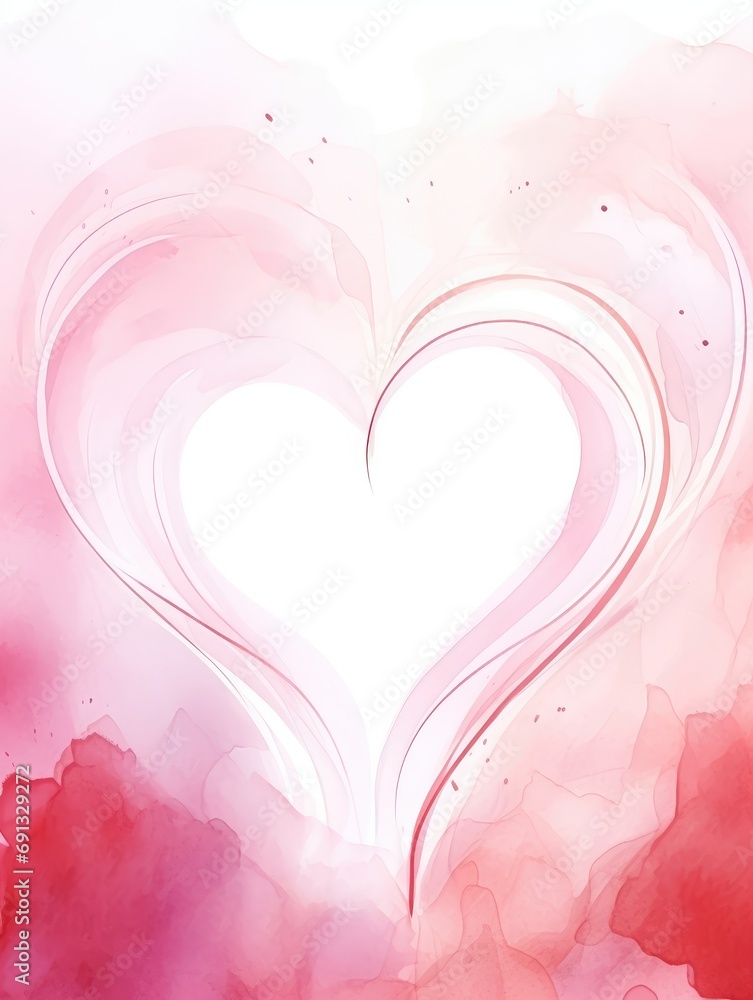 Printable Valentine's Day greeting card template with lettering happy valentine's day , with space for text Printable Valentine's Day greeting card template with lettering happy valentine's day , with space for text