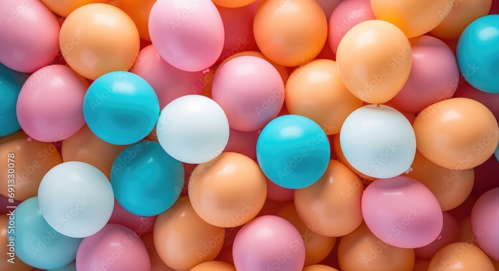 a large group of yellow and brown colored balloons a large group of yellow and brown colored balloons