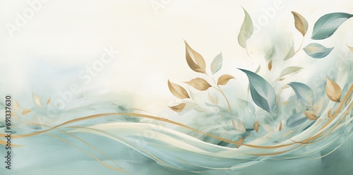 an abstract flower background design #691337630