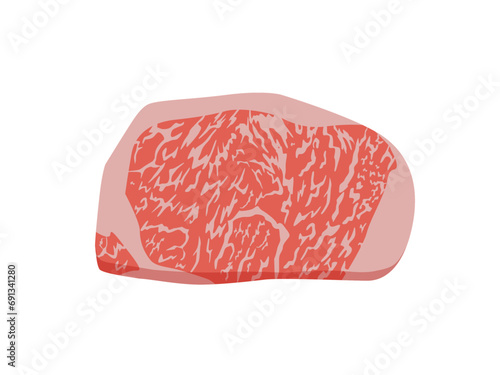 牛肉のイラスト_ベクターイラスト