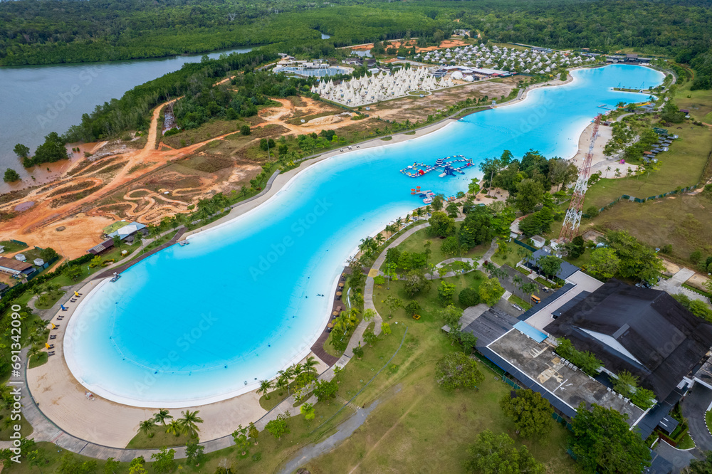 Aerial View of Treasure Bay Bintan, South-East Asia’ First Crystal Lagoons