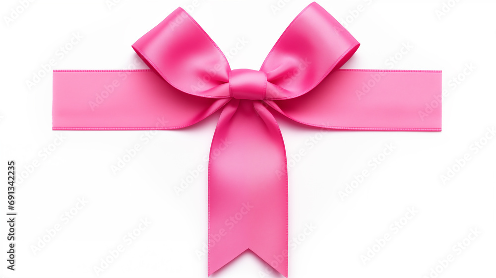 pink ribbon bow