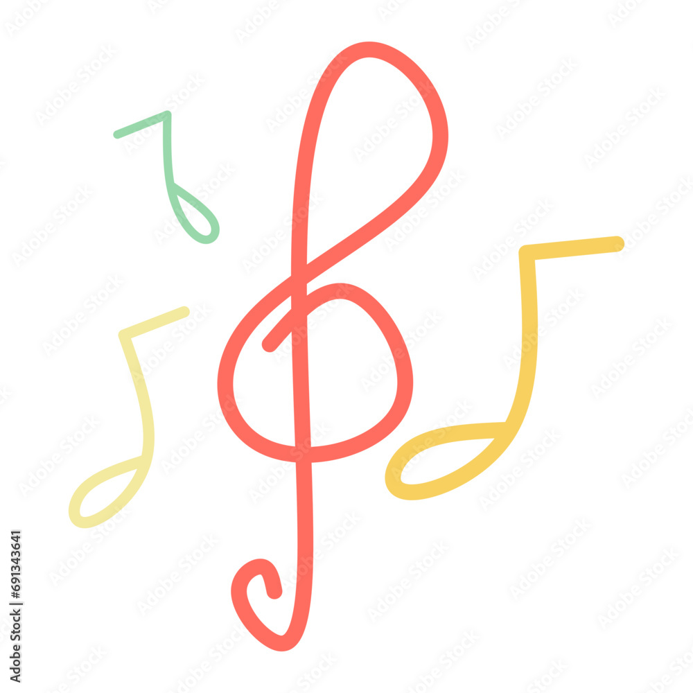 Obraz premium Colorful Tone Element