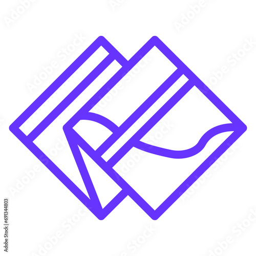 Vector Design Handkerchief Icon Style
