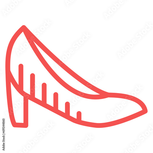 Vector Design High Heels Icon Style