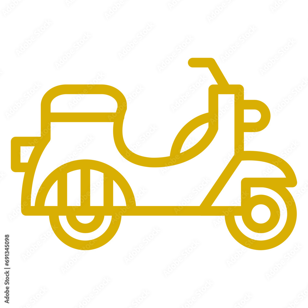 Vector Design Scooter Icon Style Vector Design Scooter Icon Style