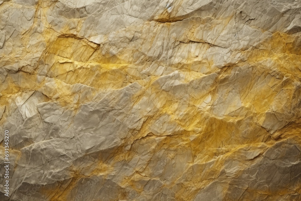 Abstract yellow stone wall texture