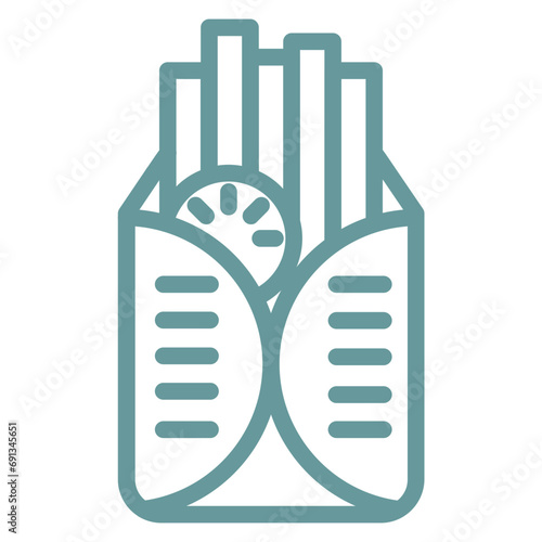 Vector Design Gyro Icon Style