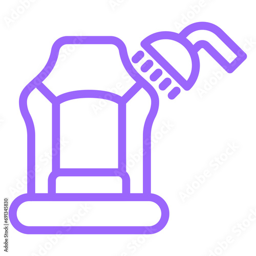 Vector Design Seat Cleaning Icon Style