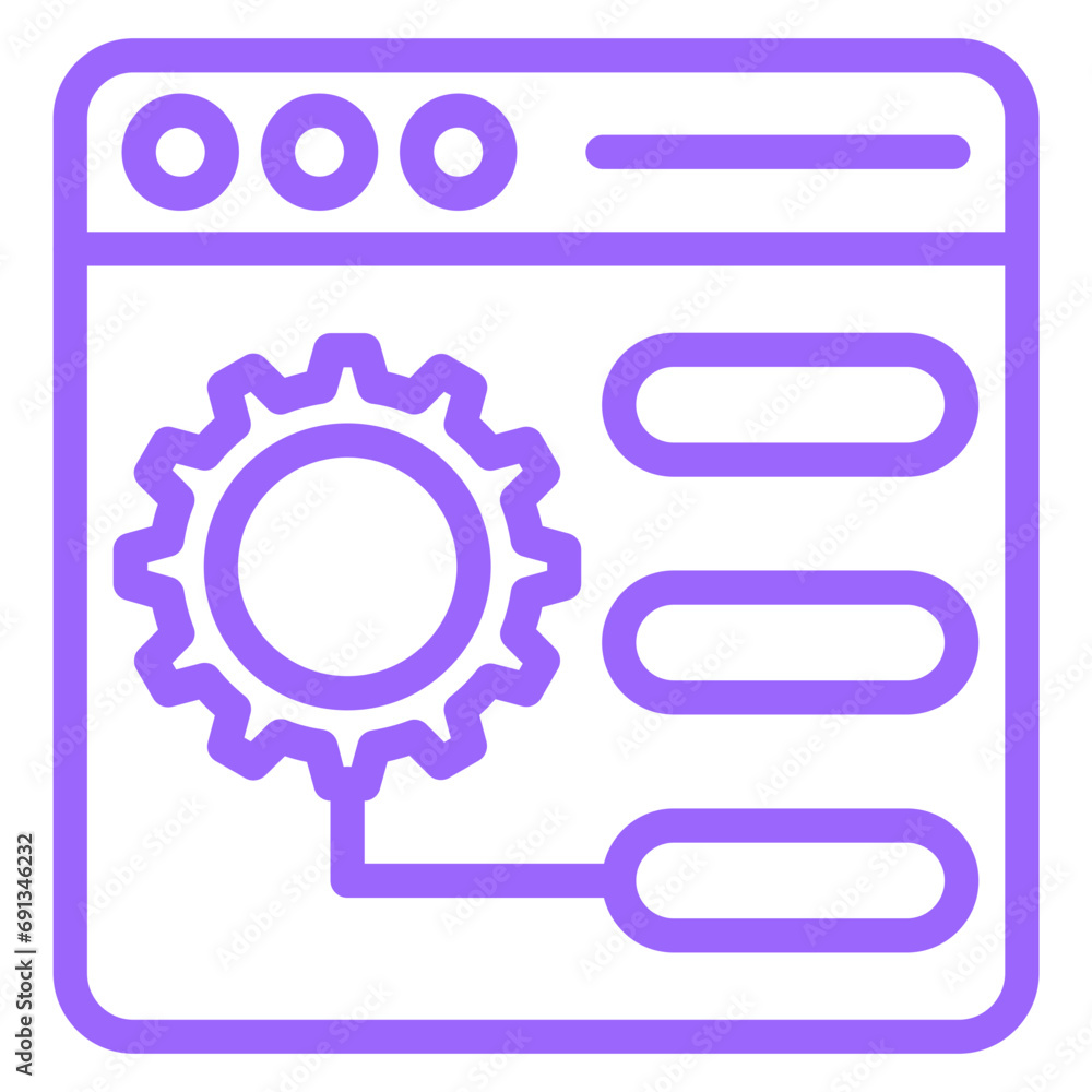 Vector Design Control Panel Icon Style Vector Design Control Panel Icon Style