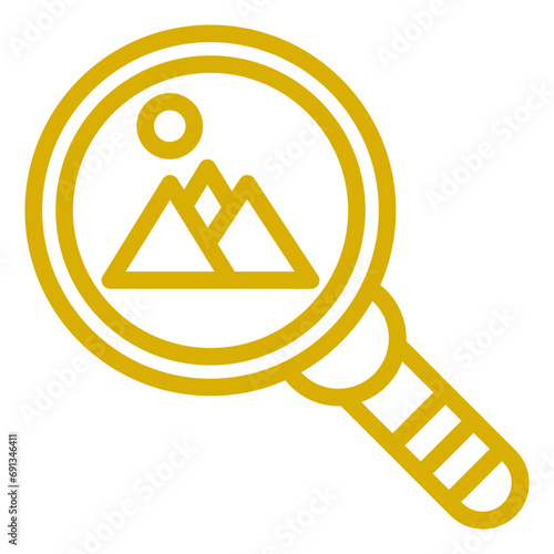 Vector Design Search Image Icon Style
