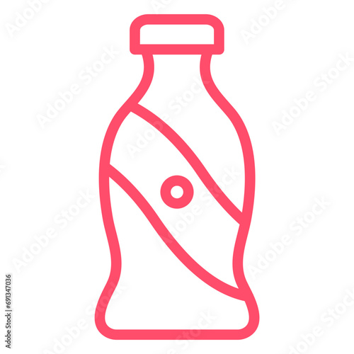 Vector Design Cola Bottle Icon Style