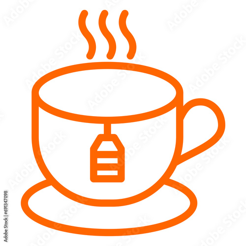 Vector Design Tea Icon Style