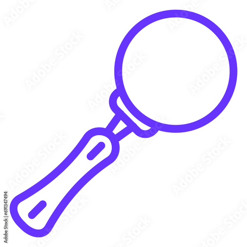 Vector Design Loupe Icon Style