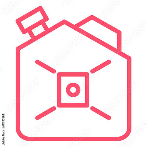 Vector Design Jerrycan Icon Style