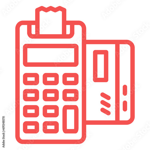 Vector Design Card Machine Icon Style