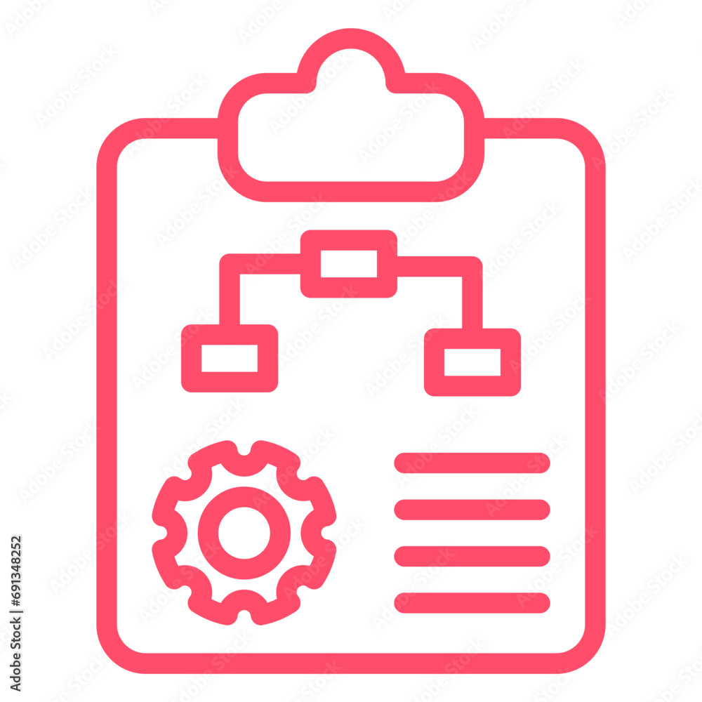 Vector Design Project Plan Icon Style Vector Design Project Plan Icon Style