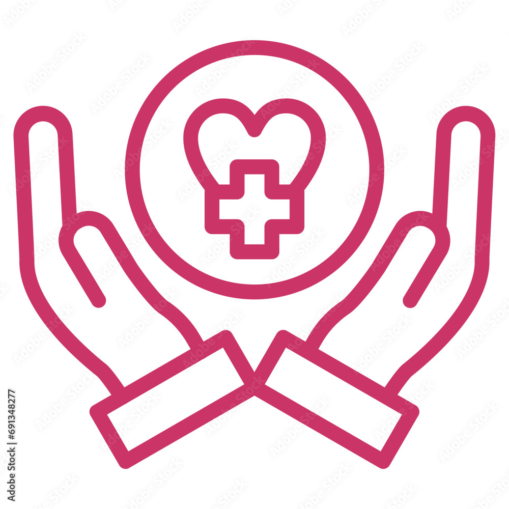 Vector Design Medical Assistance Icon Style Vector Design Medical Assistance Icon Style