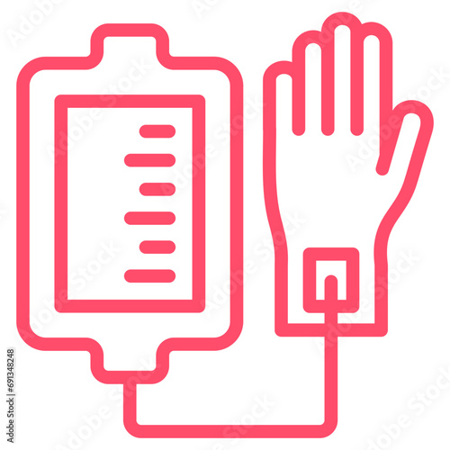 Vector Design Blood Donation Icon Style