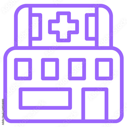 Vector Design Clinic Icon Style