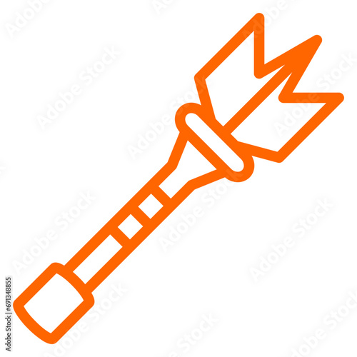 Vector Design Lance Icon Style