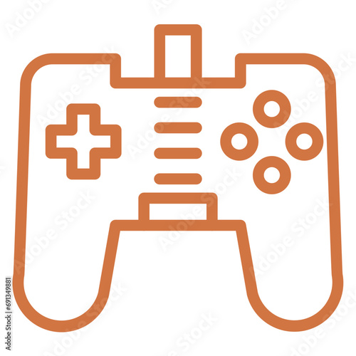 Vector Design Gamepad Icon Style