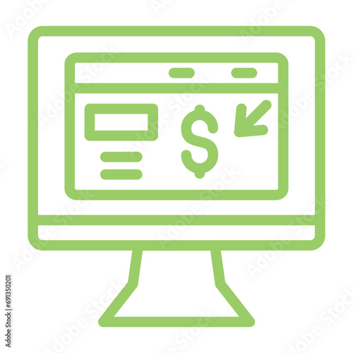 Vector Design Crowdfunding Portal Icon Style