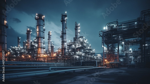 Refinery petrochemical plant photo