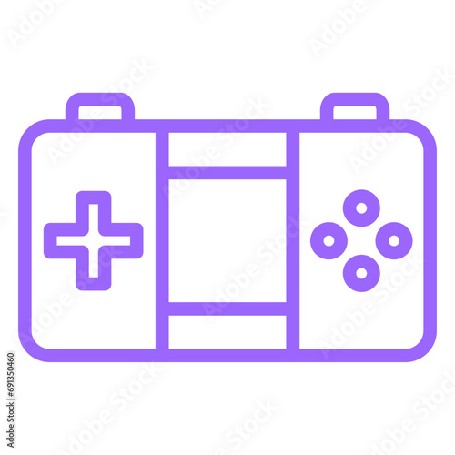 Vector Design Console Game Icon Style