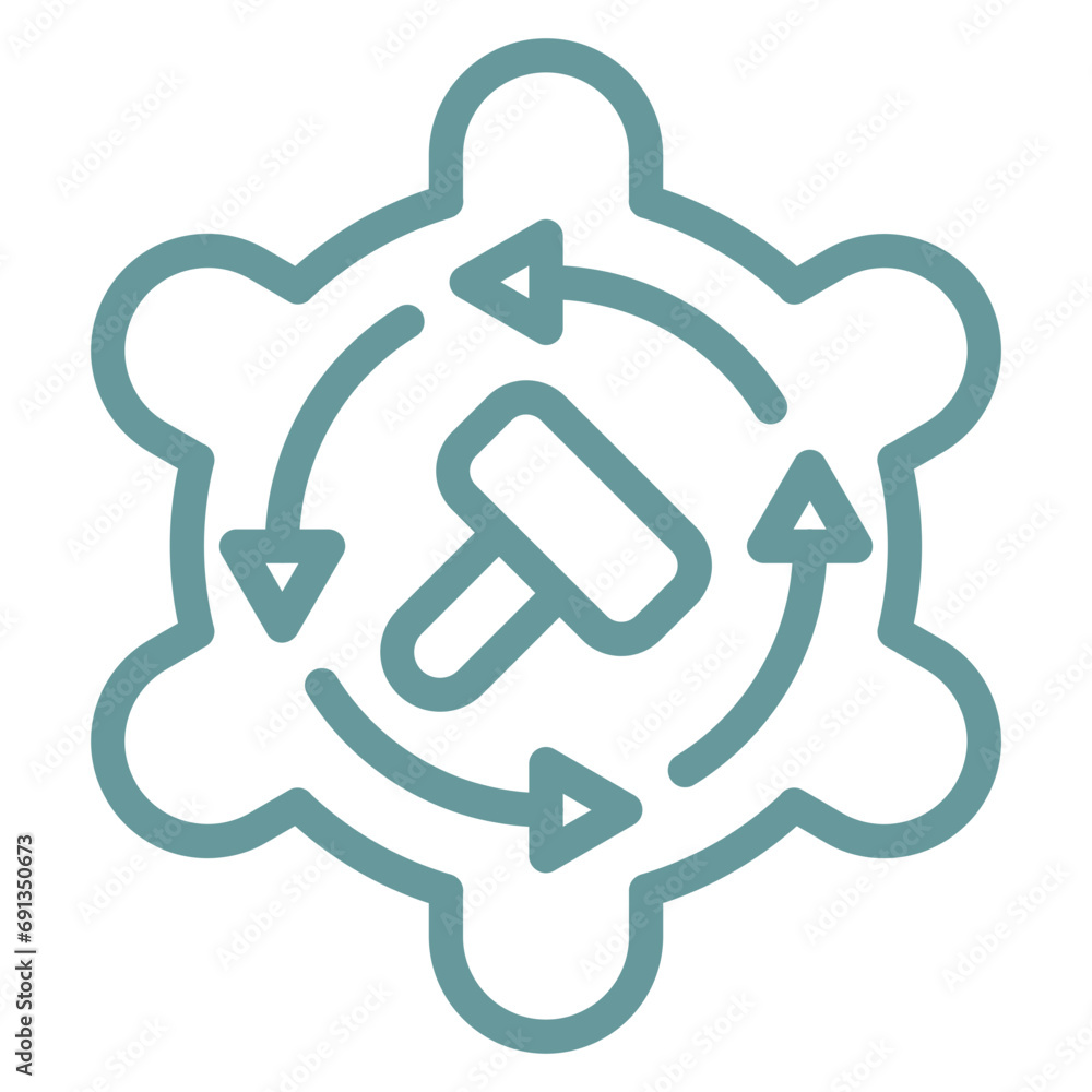 Vector Design Auction By Proxy Icon Style Vector Design Auction By Proxy Icon Style