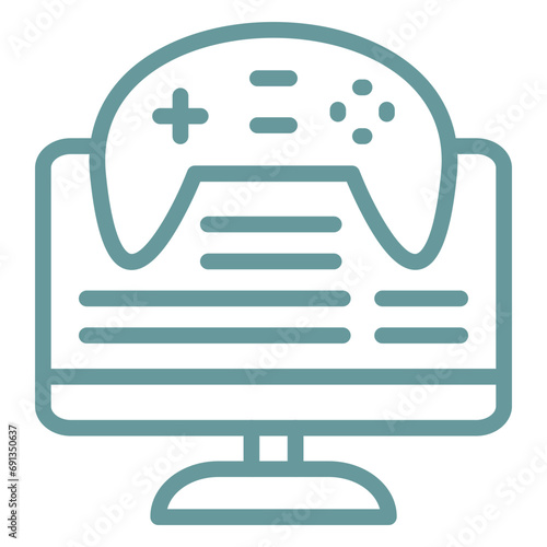 Vector Design Game Modding Icon Style photo