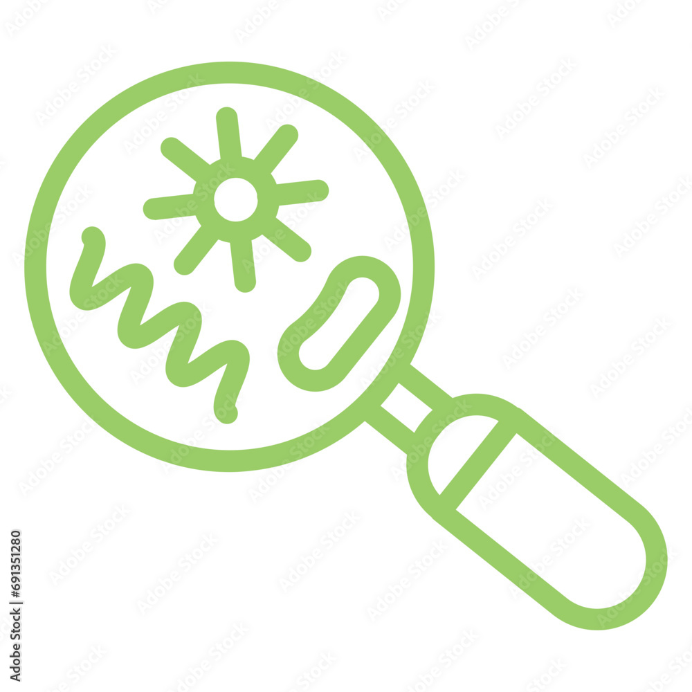 Vector Design Microorganism Icon Style Vector Design Microorganism Icon Style