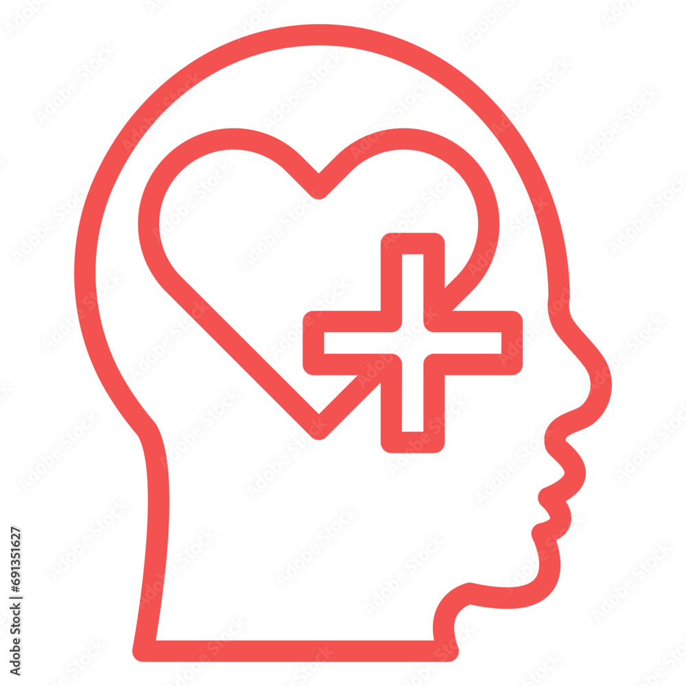 Vector Design Brain Health Icon Style Vector Design Brain Health Icon Style