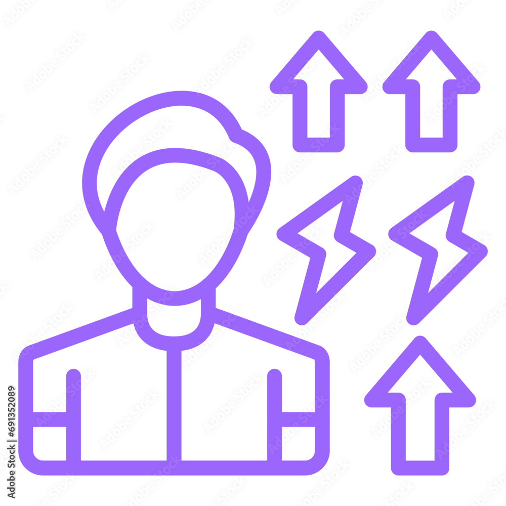 Vector Design Employees Motivation Icon Style Vector Design Employees Motivation Icon Style