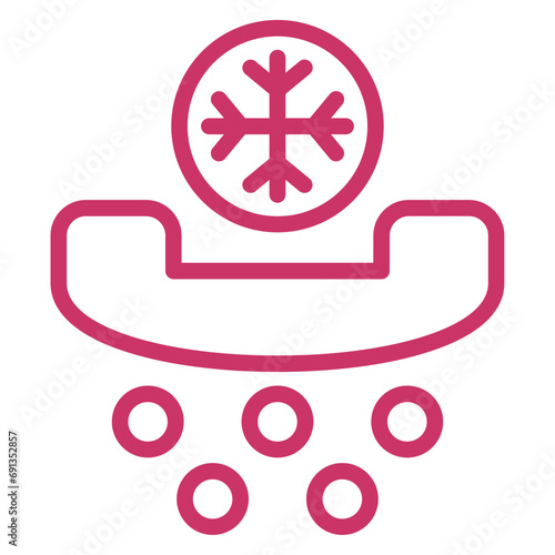 Vector Design Cold Calling Icon Style