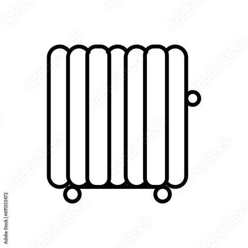 radiator line icon