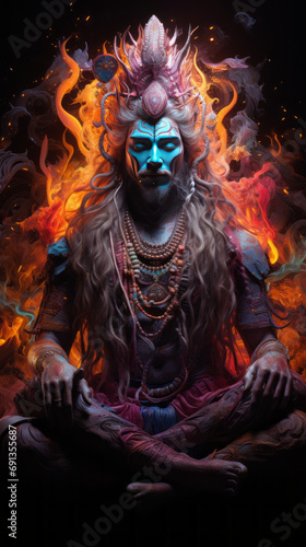 Shiva in the fire
