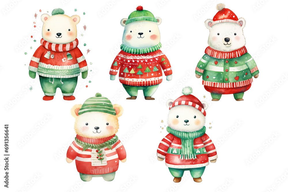 Christmas Polar bear Christmas Polar bear