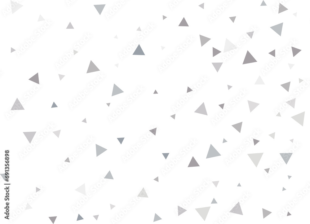 Paper Silver Triangular Confetti Paper Silver Triangular Confetti