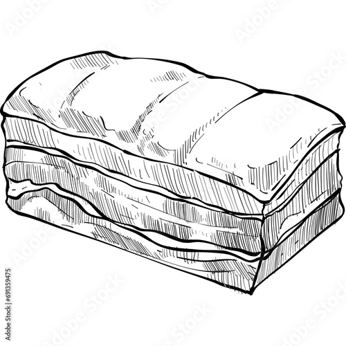 meat handdrawn illustration