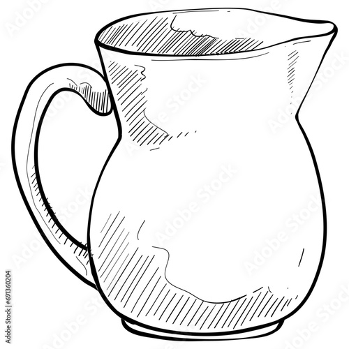 teapot handdrawn illustration