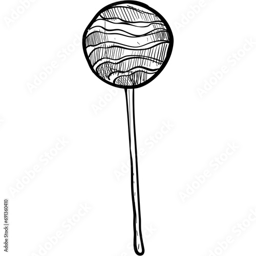 candy handdrawn illustration