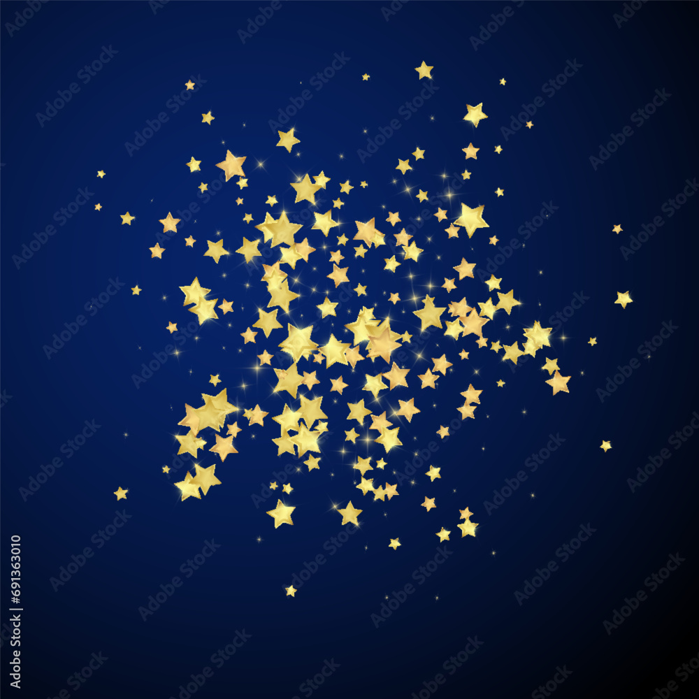 Magic stars vector overlay. Gold stars scattered Magic stars vector overlay. Gold stars scattered