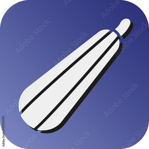 Obraz na płótnie Lufa Vector Glyph Gradient Background Icon Design