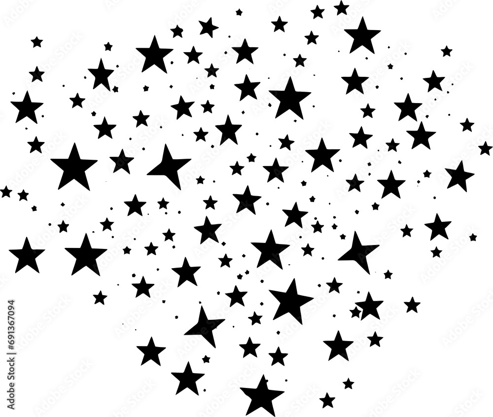 Naklejka premium Cluster Stars