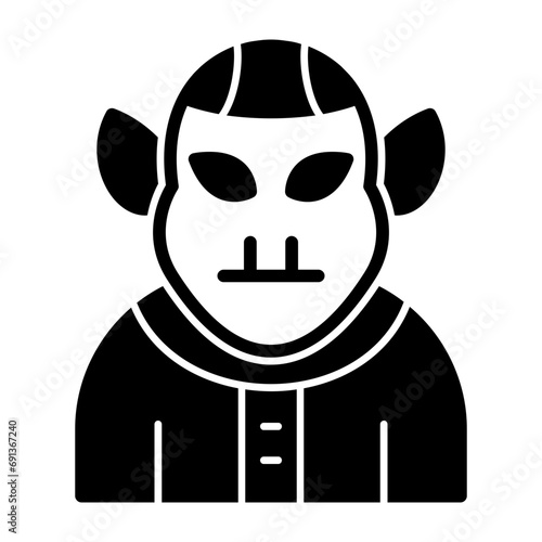 Obraz na płótnie Troll Icon w salonie