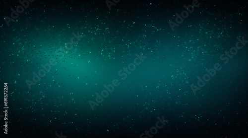 Dark green glowing background. Grainy gradient background texture. webpage header banner design